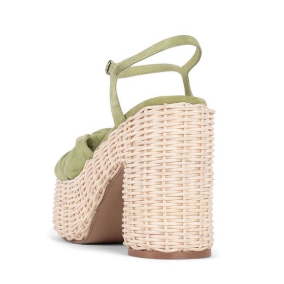 Jeffrey Campbell Tea Party Chunky Platform Suede Sandals - Picture 3 of 7